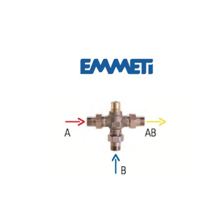 Válvula mezcladora a tres vías para kit regulación electrónica