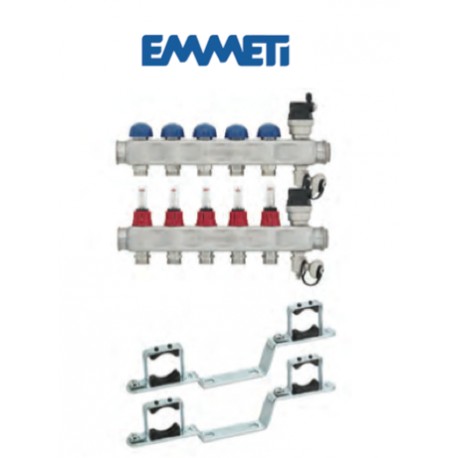 Topway S colector de distribución en acero inoxidable 01306174 01306502